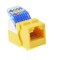 Bestlink Netware CAT6 Tool Less Keystone Jack- Yellow 101707YW - alternate 3